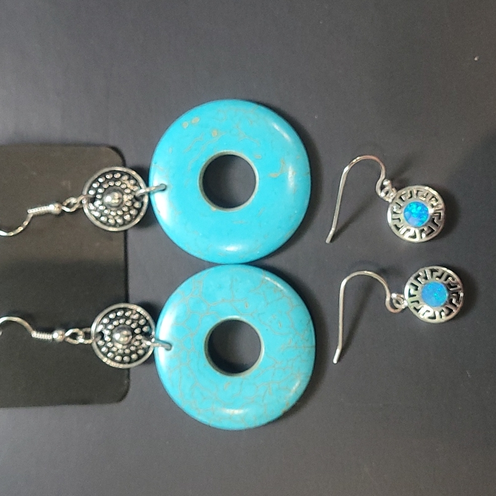 3/$15 Turquoise earrings
